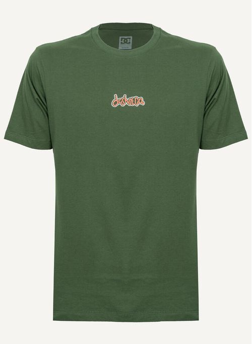 Camiseta Dc Shoes M/C Childish Verde Escuro