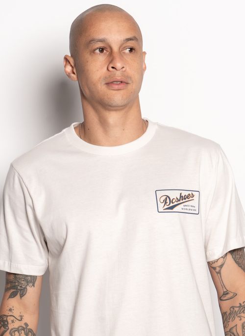 Camiseta Dc Shoes M/C The Classic Off White
