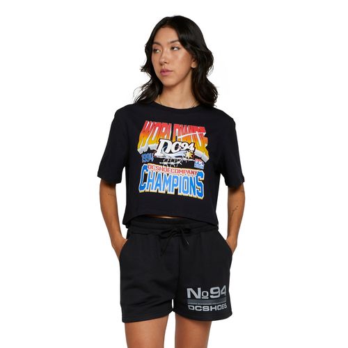 Camiseta DC Shoes M/C 94 Champs Crop Preto